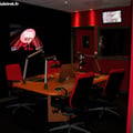 le studio d'Autoroute Info (en Côte d'Or)