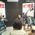 le président sous les caméras de France 3 pour le changement de nom