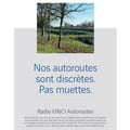 Publicité Radio Vinci Autoroutes 2012