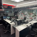 Le studio RMC (avec la fenêtre)