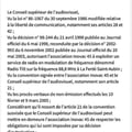 Mise en demeure CSA fin 2005