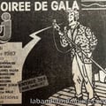 affiche pour la soirée de gala du 22 janvier 1987 (éditée en 4x3)