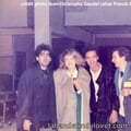 Soirée de gala 22 janvier 1987 / un artiste -2 commerciaux NRJ et Franck Dumas (en noir)
