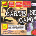 carte NRJ campus édition 1999/2000