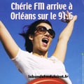publicité juin 2008 pour l'arrivée de Chérie FM sur Orléans