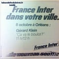 publicité en octobre 1981 pour la venue de la radio à Orléans